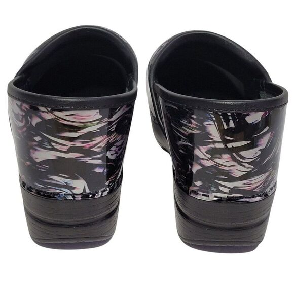 Dansko Clog Women Size EU 40 US 9.5-10 Professional Metallic Waves Patent Nurse - Picture 4 of 16
